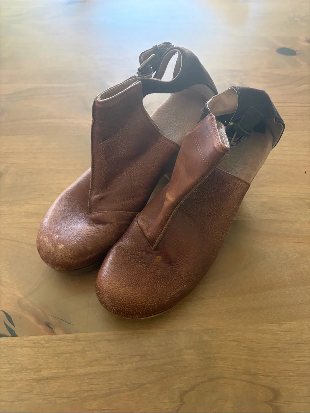Free People Amber Orchard Leather Clog Boots Euro 41